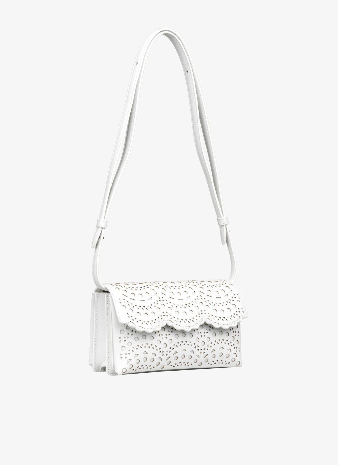 Lulu 19 shoulder bag ALAÏA OPTIC WHITE LULU 19 SHOULDER BAG